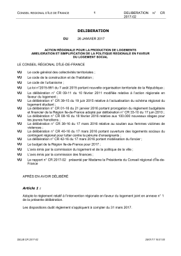 delib cr 2017-02 - R&eacute;gion Ile-de