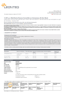 11.20% pa Multi Barrier Reverse Convertible sur