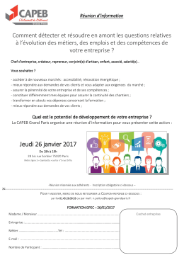 Jeudi 26 janvier 2017