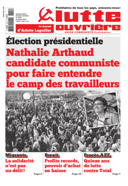 Version PDF - Le Journal Lutte Ouvri&egrave;re