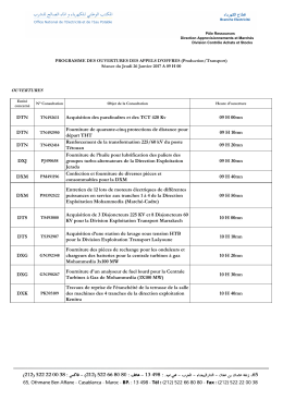 ETAT DES COMMISSIONS du 26-01-17