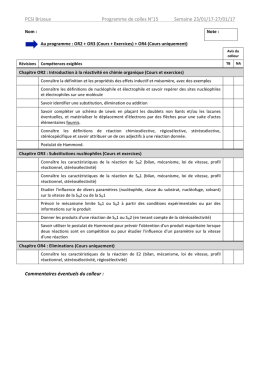 Programme de colles Semaine N°15