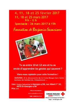 animation secourisme pour les enfants