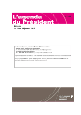 N°385 - Conseil départemental de Lot et Garonne