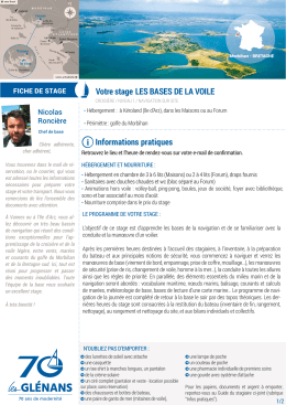 T&eacute;l&eacute;charger la fiche du stage