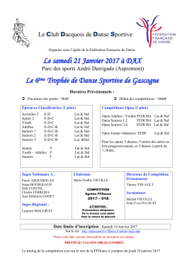 En ligne - Fédération Française de Danse