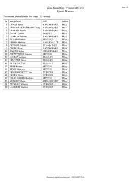 Zone Grand Est - Fleuret M17 n°2