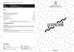 la quinzaine