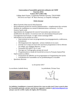 Lire la convocation en PDF