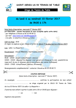 infos stage hiver 2017