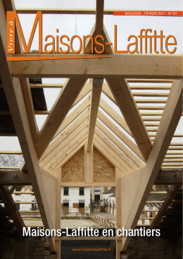 VIVRE &agrave; MAISONS-LAFFITTE FEVRIER 2017