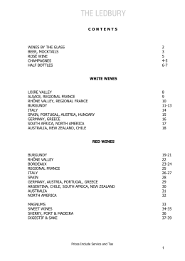 half bottles - The Ledbury