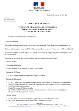Communiqué de presse du 22.01.2017 à 12h