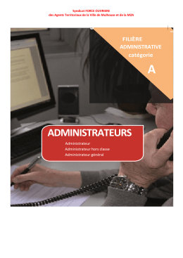 Administrateurs - FO Territoriaux Mulhouse