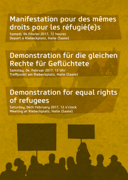 Flyer auf dt/eng/frz
