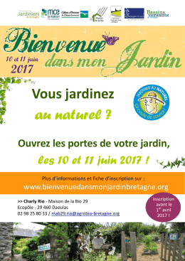 Vous jardinez au naturel