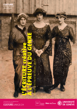 Affiche - Universit&eacute; de Gen&egrave;ve