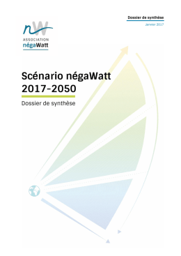 Scénario négaWatt 2017-2050