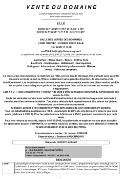 14-02-2017 - Ventes Domaniales