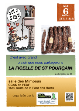 voir l`affiche - CIL de Costebelle