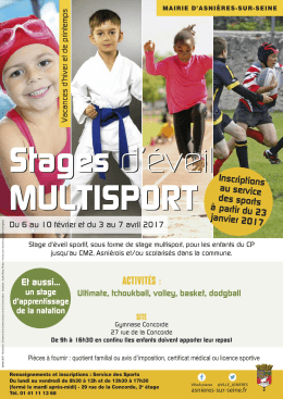 Activit&eacute;s : - Asni&egrave;res-sur