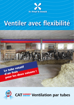 Ventiler avec flexibilité