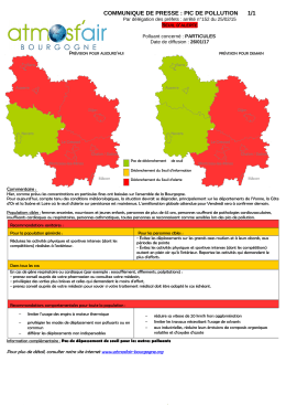 Pic de pollution - Le Journal de Saône-et