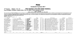 Vendredi 27 janvier 2017