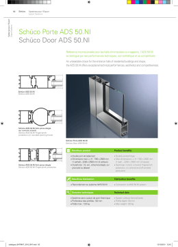 Schüco Porte ADS 50.NI Schüco Door ADS 50.NI
