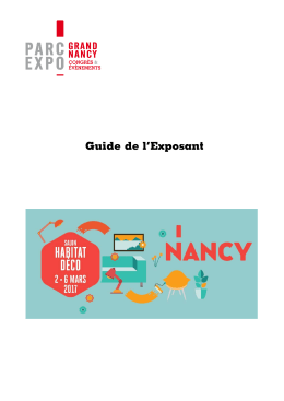 Guide de l`Exposant Habitat D&eacute;co 2017 - salonhabitatdeco