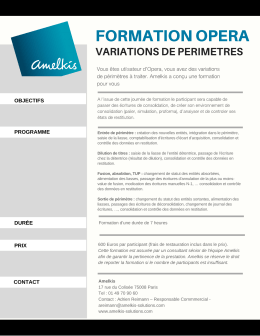 dur&eacute;e programme objectifs contact prix
