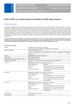 Vontobel Documentation Derivatives