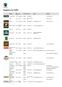 Suppliers for Koffie - connectfairtrade.org