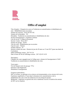 Offre d`emploi - AMEQ en ligne