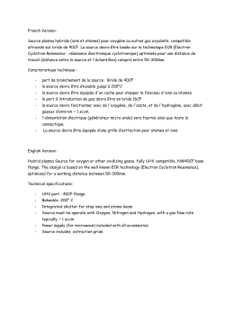 French Version : Source plasma hybride (ions et atomes