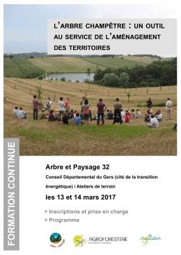 en savoir plus - Association Française d`Agroforesterie