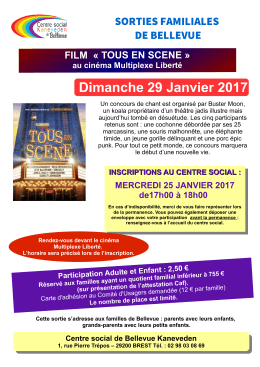 Dimanche 29 Janvier 2017 - Centre Social Kaneveden Bellevue Brest