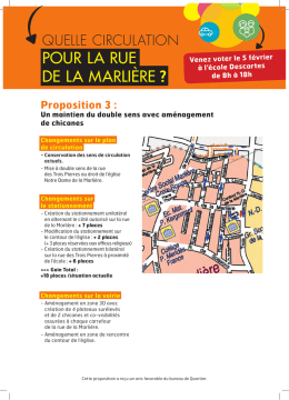 pour la rue de la Marlière ?