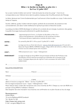 Informations - Taiji-song