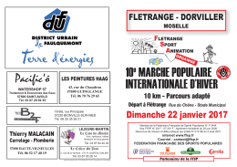 10e MARCHE POPULAIRE INTERNATIONALE D`HIVER