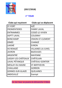 1er tour Coupe France 2017-2018