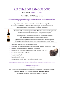 d`infos... - Au Chai du Languedoc