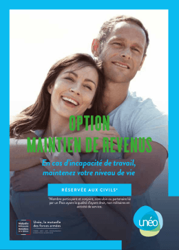 option maintien de revenus
