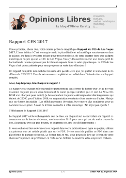 Opinions Libres - Olivier Ezratty