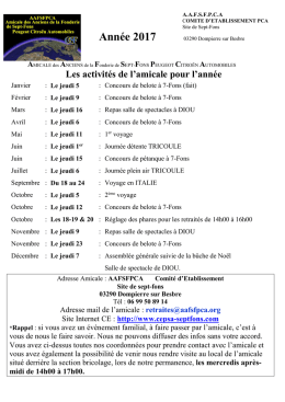 Ann&eacute;e 2017 - cepsa