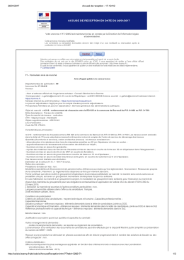 Fichier joint - Avis complémentaire en ligne