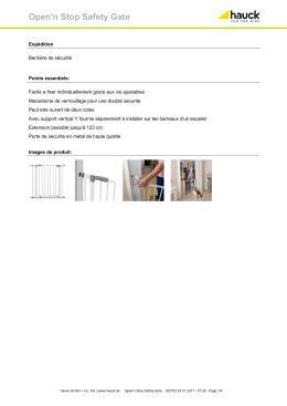 Open`n Stop Safety Gate