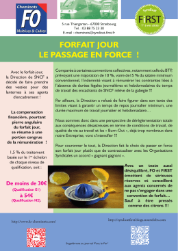 forfait jour le passage en force