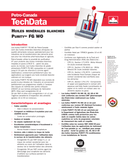 Bulletin TechData - Petro