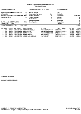 U19 Filles - Remiremont info